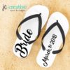 Custom Wedding Flip Flops