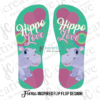 Custom Fiona The Hippo Themed Flip Flops - Image 2