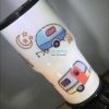 Personalized Happy Camper Glitter 30 oz Tumbler - Image 2