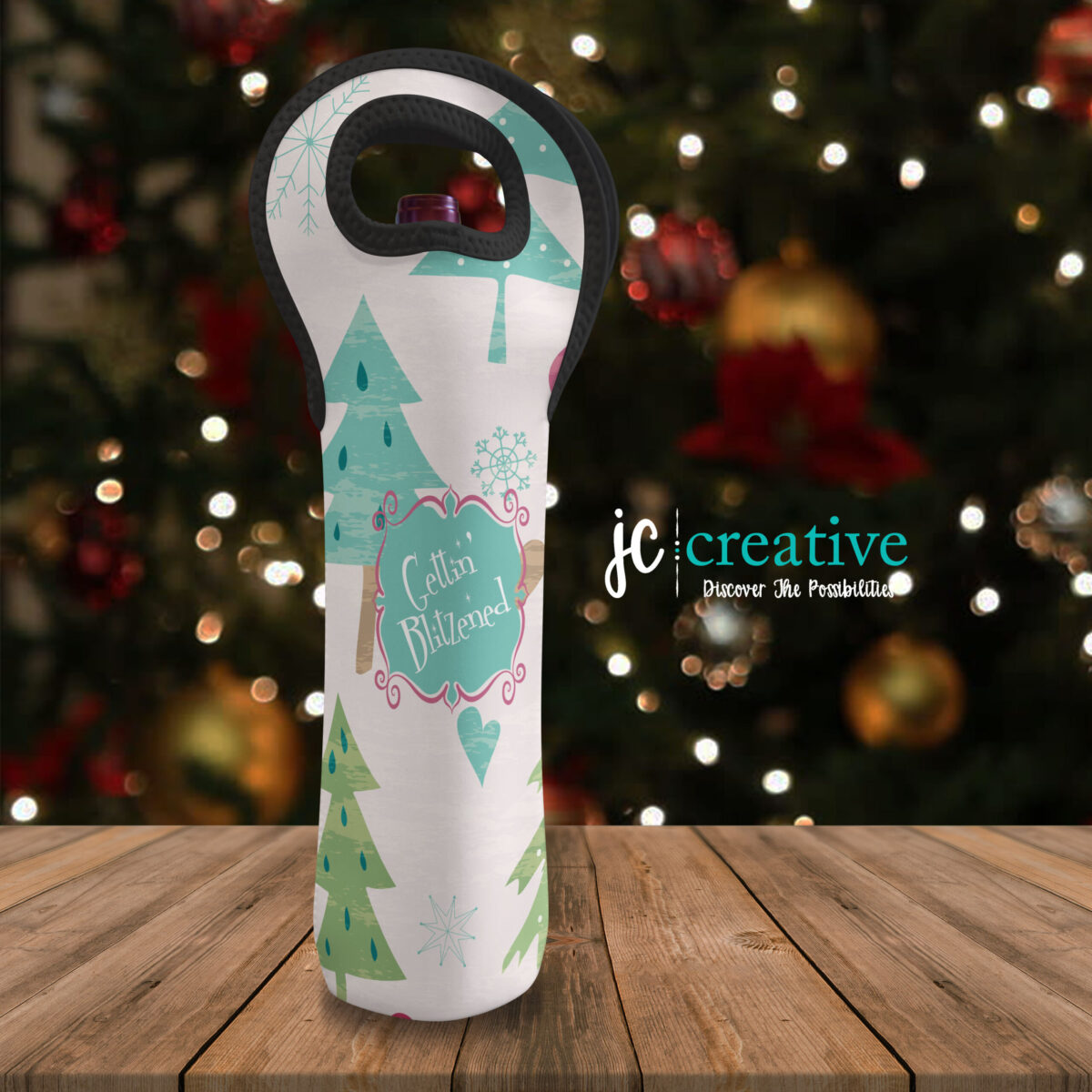 Gettin' Blitzened Insulated Wine Tote