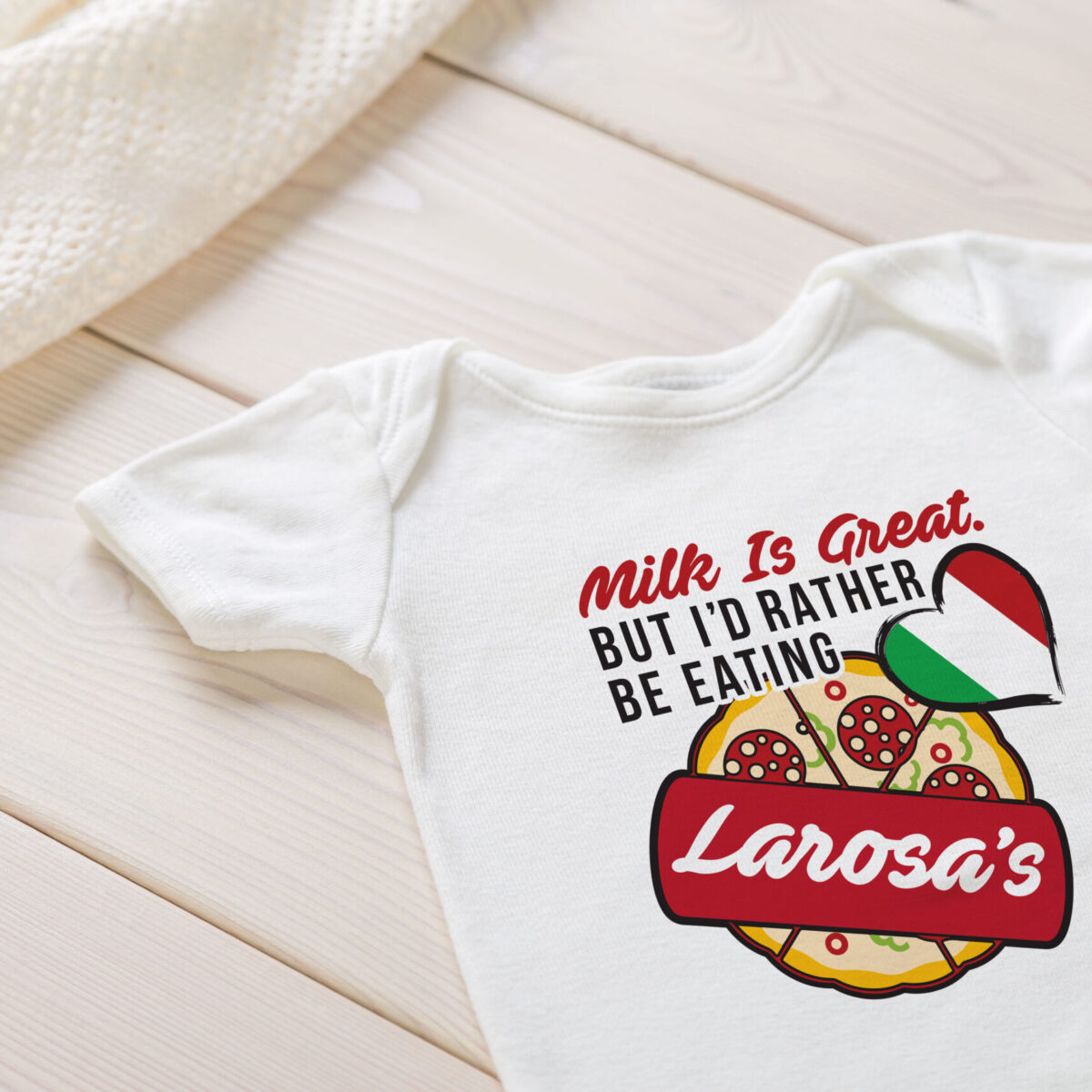 Personalized Cincinnati Larosa's Inspired Infant Apparel