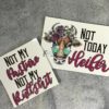 Not Today Heifer 2 Color Glitter & Decal Kit - Image 2