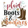 Plaid, Boots, & Bonfires Decal & Glitter Set - Image 4