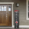 Welcome Sign Insert - Paw Print Red/Black - Image 2