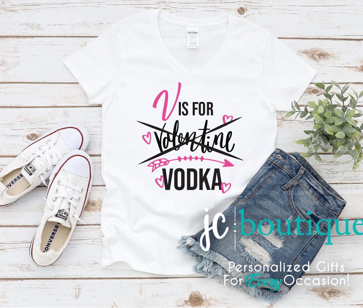 V Is for Vodka Valentin's Tee