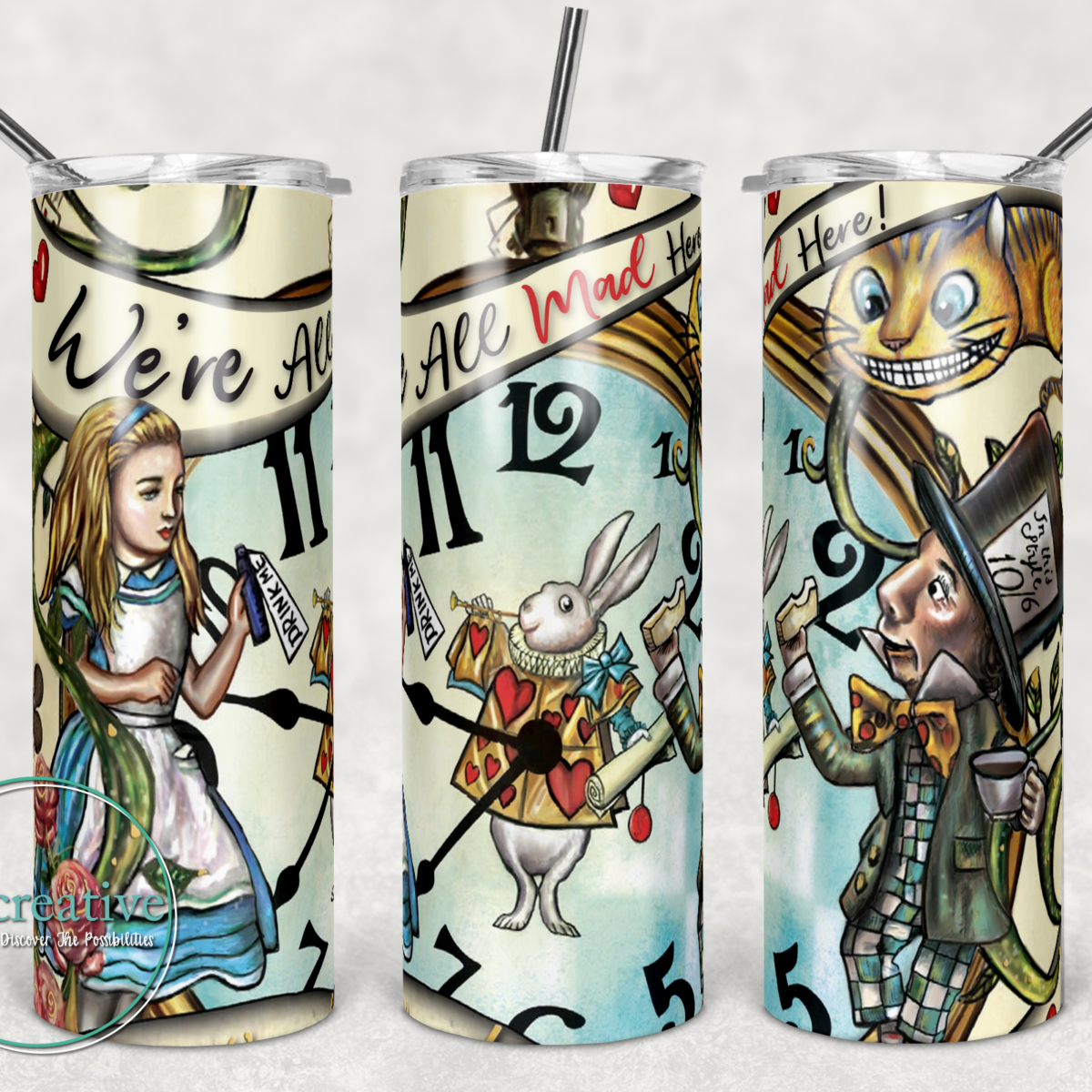 Alice's Adventures Sublimated Tumbler
