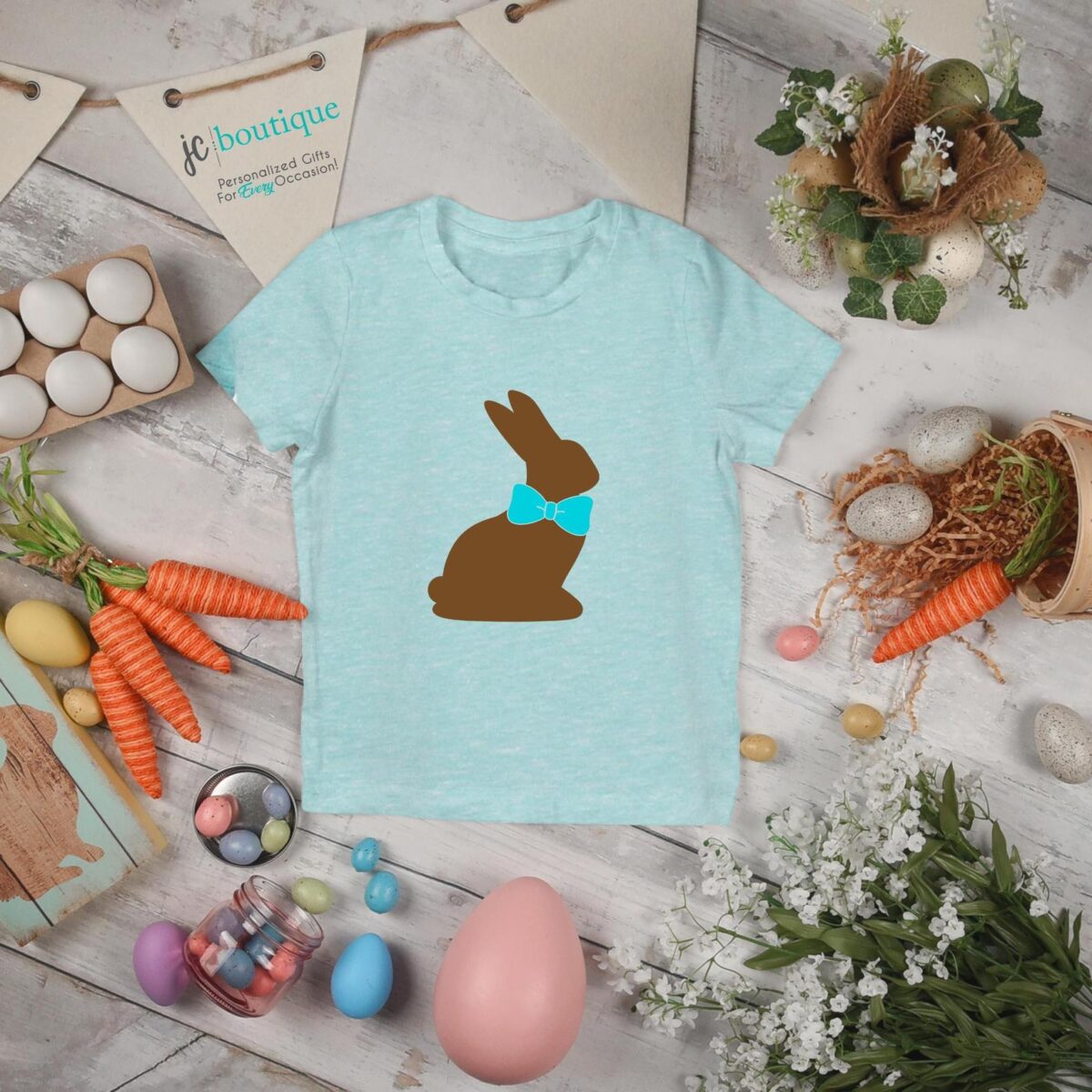 Chocolate Bunny Bow Tie