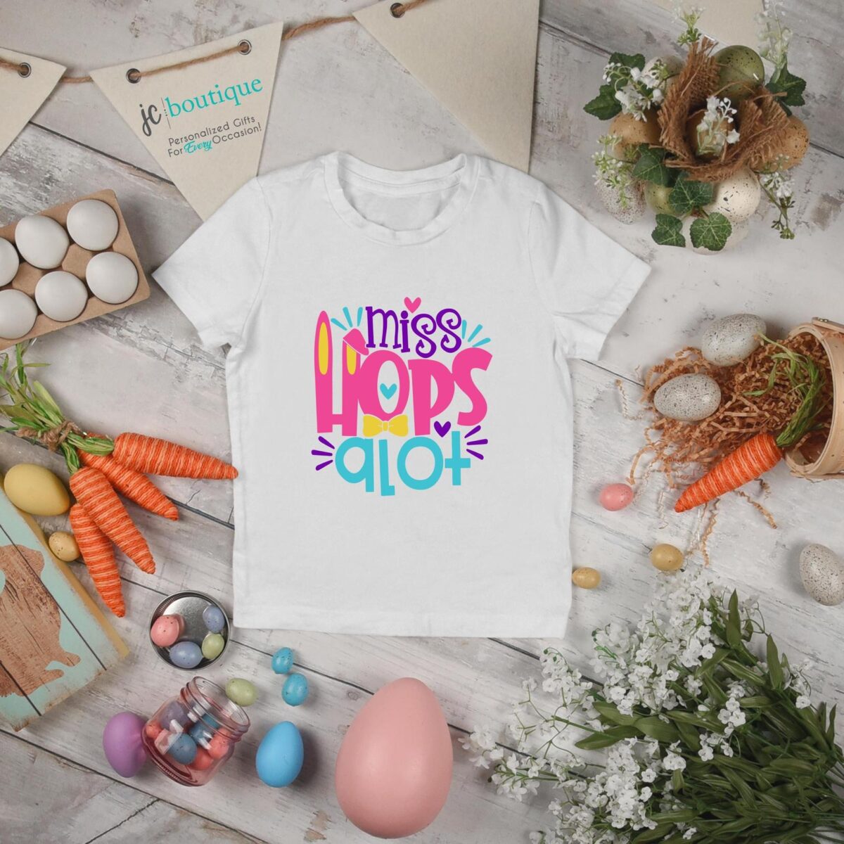 Miss Hops A Lot Toddler Shirt