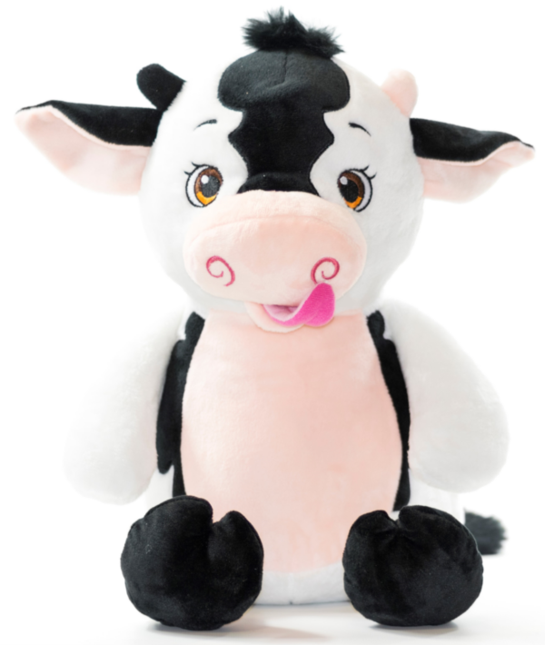 Custom Embroidered Cow Plush