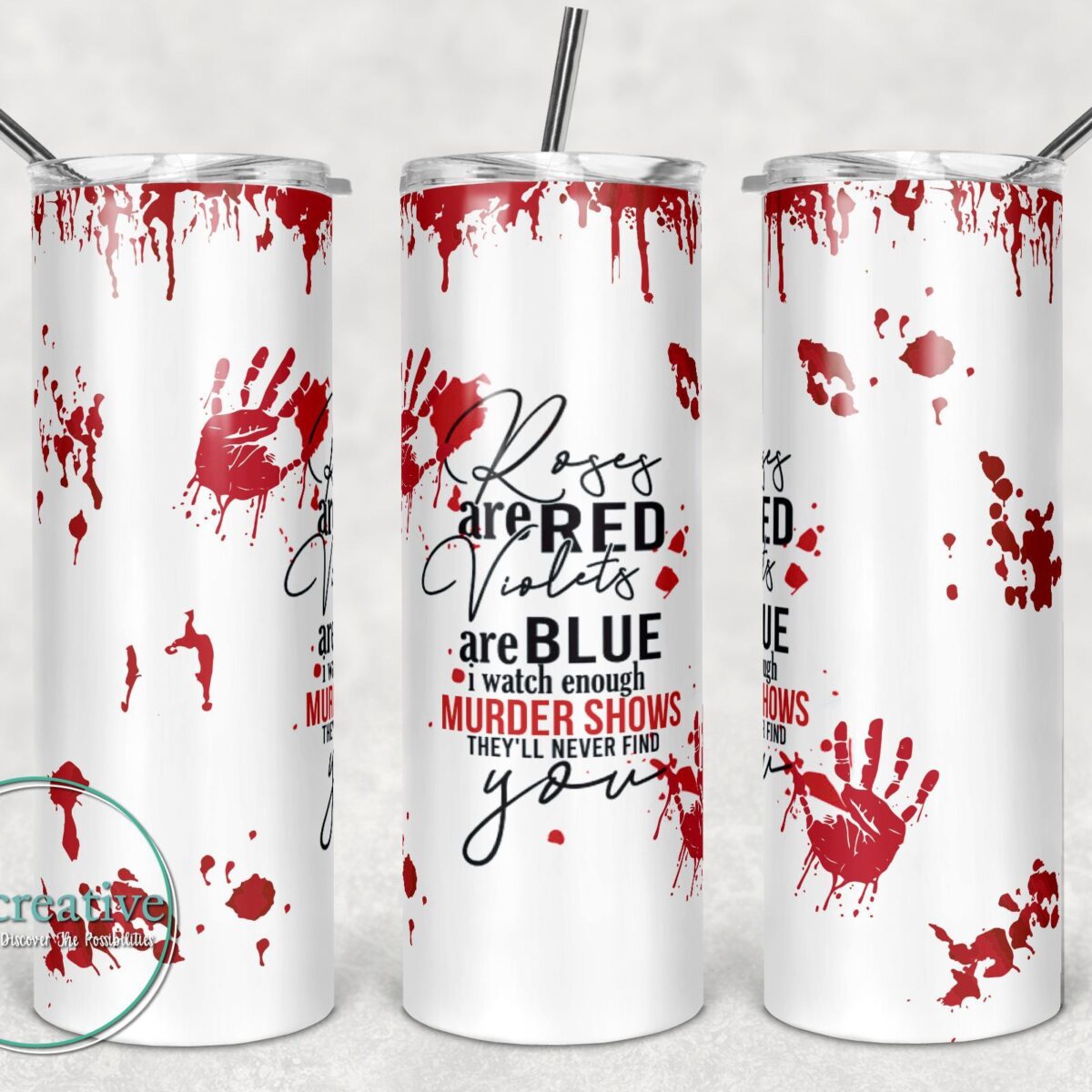 Murder Show Lovers Sublimated Tumblers