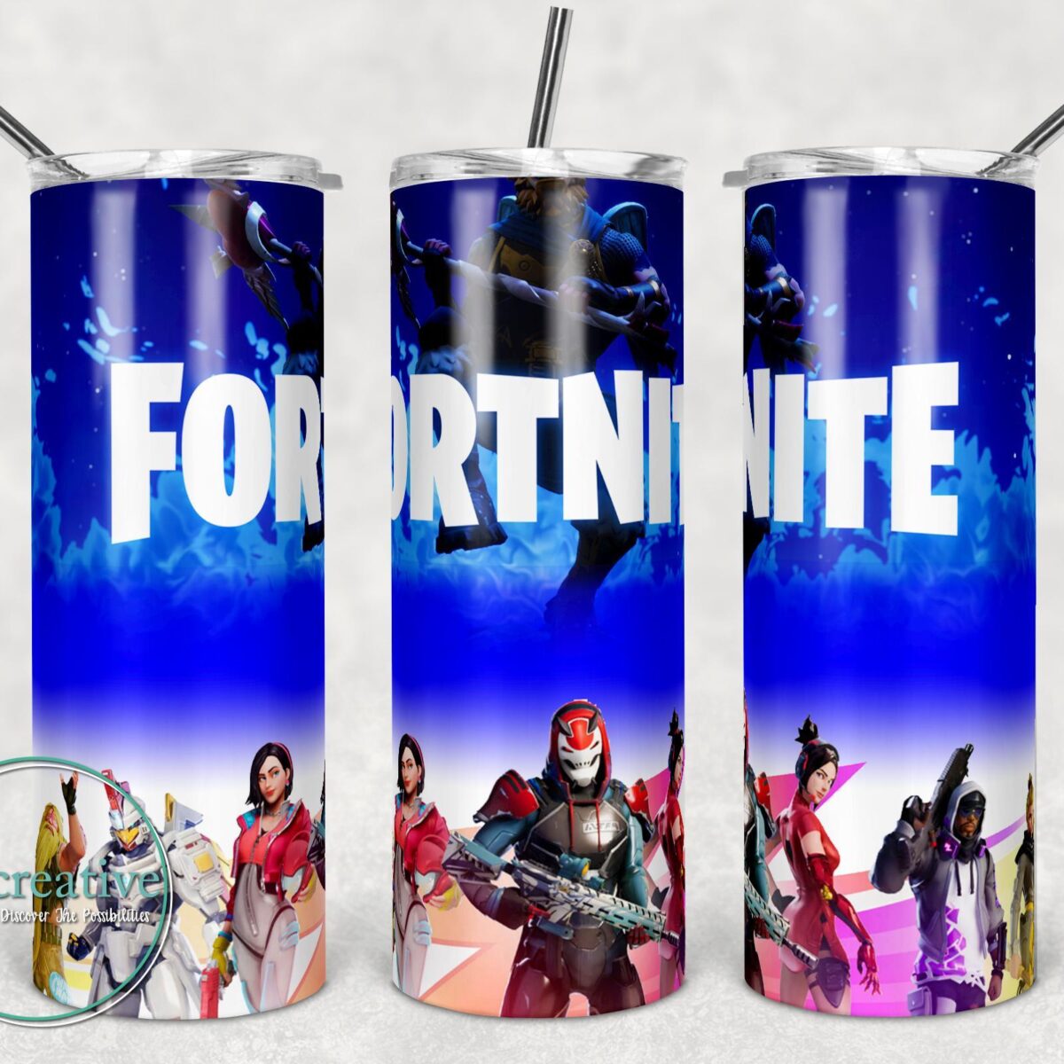 Gamers Fortnite Inspired Sublimated Tumblers
