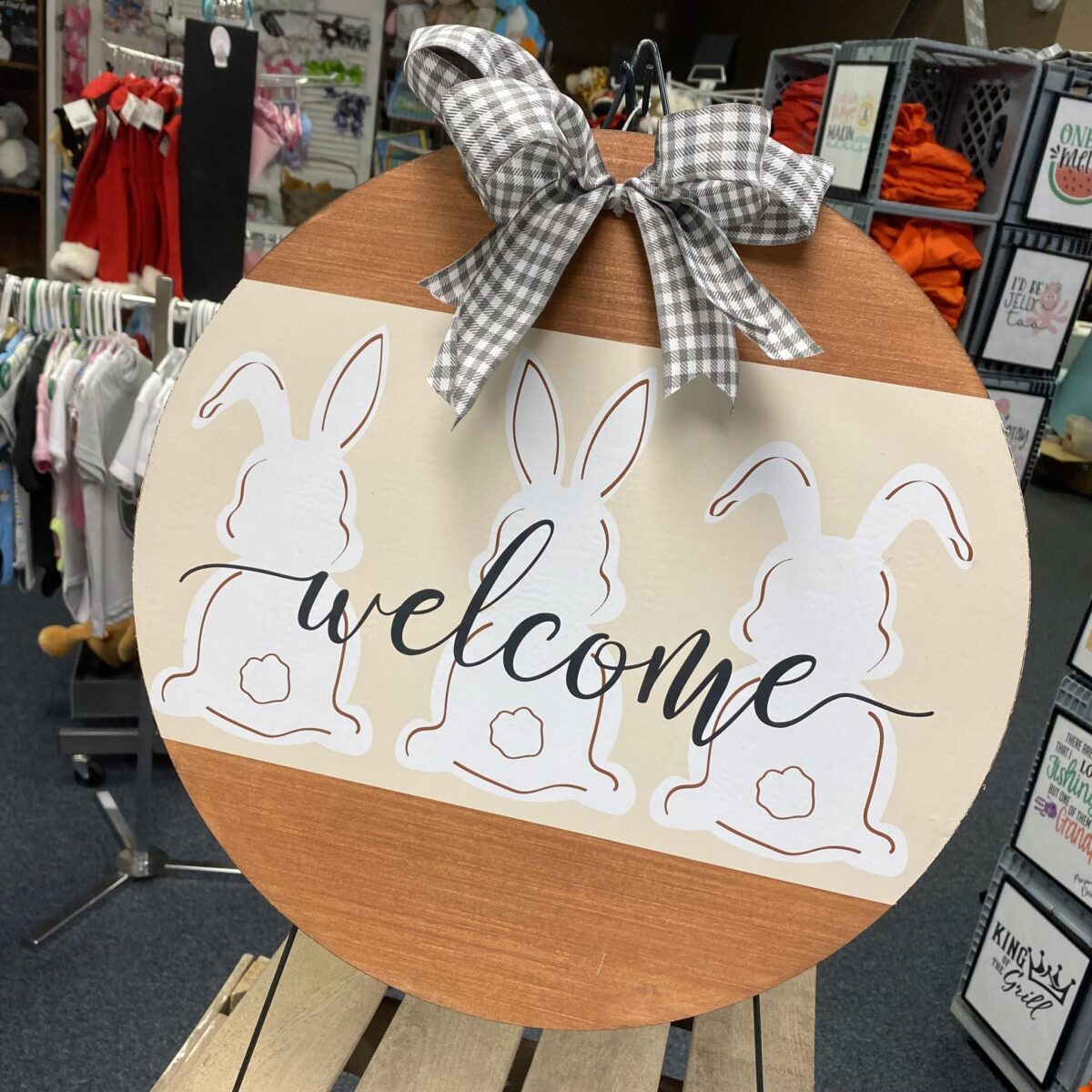 Bunny Welcome Door Hanger