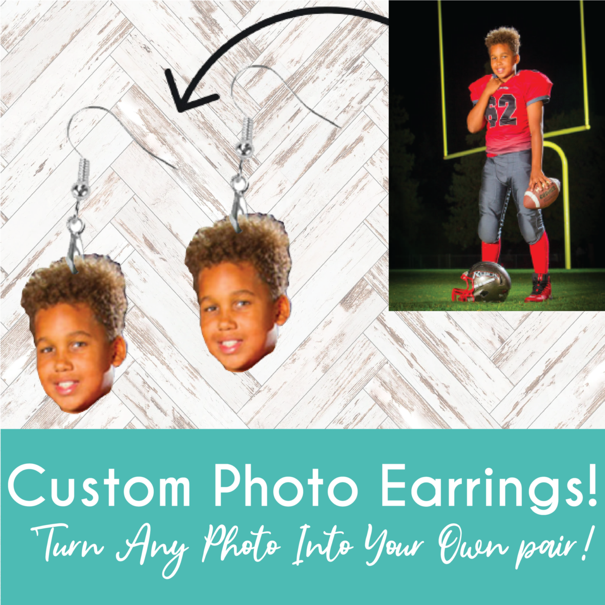 Custom Photo Earrings