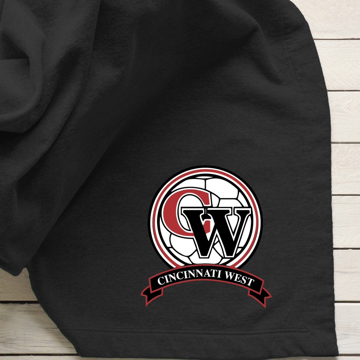 Cincy West Fleece Throw Blanket