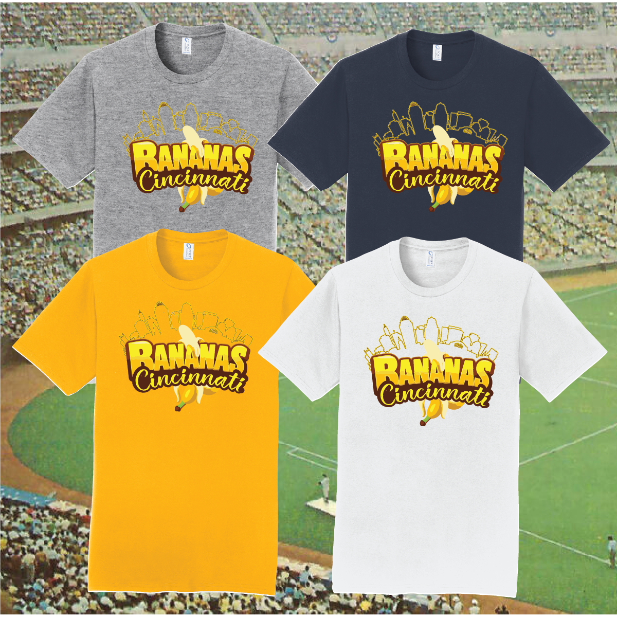 Bananas Cincinnati Skyline Tees