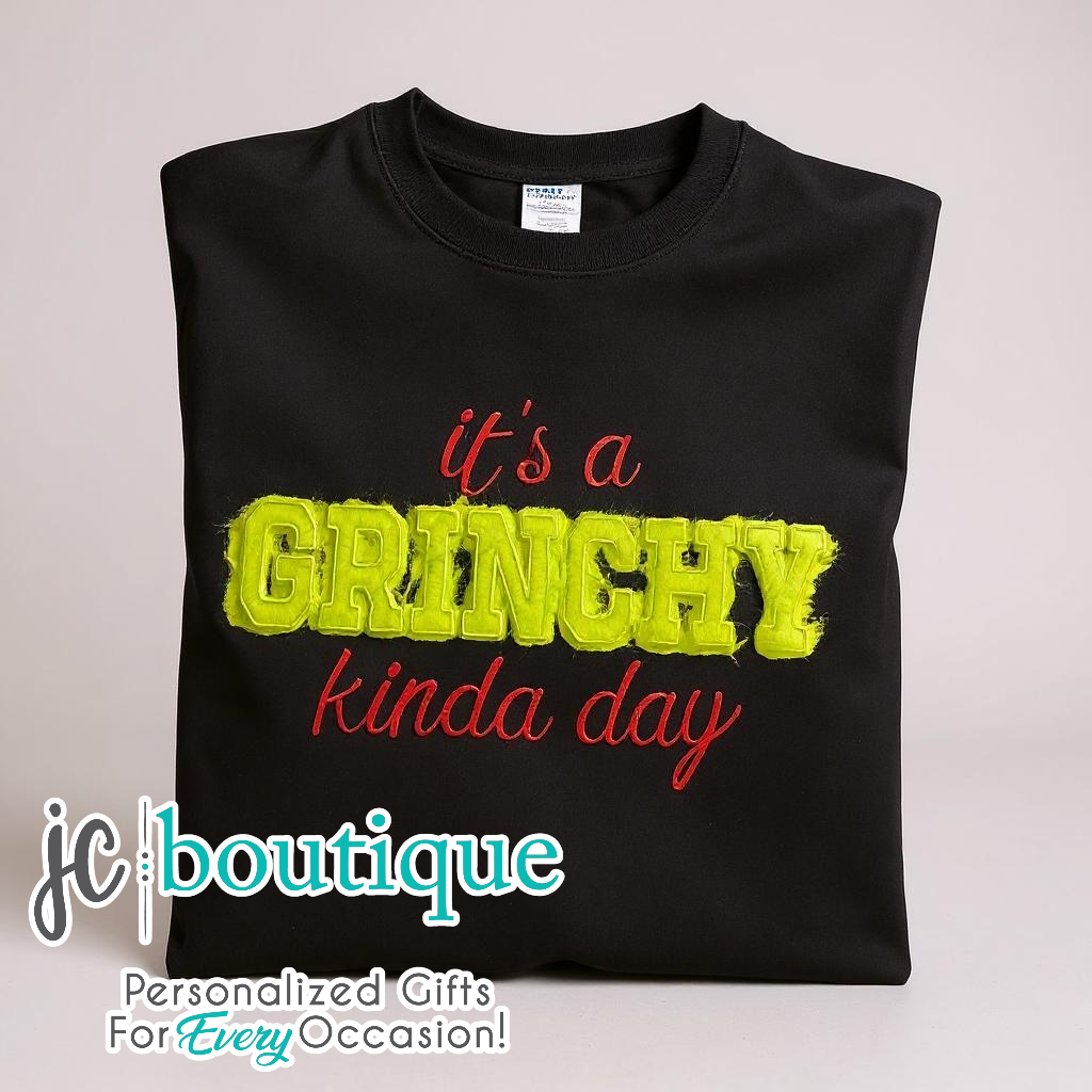 Grinchy Kinda Day Holiday Crewneck