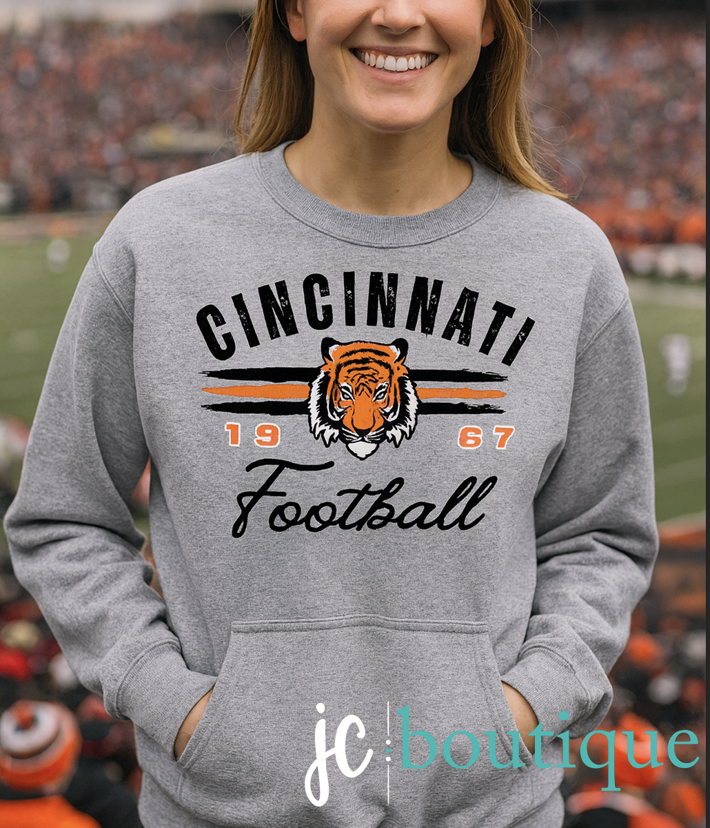 Cincinnati Football Crewneck