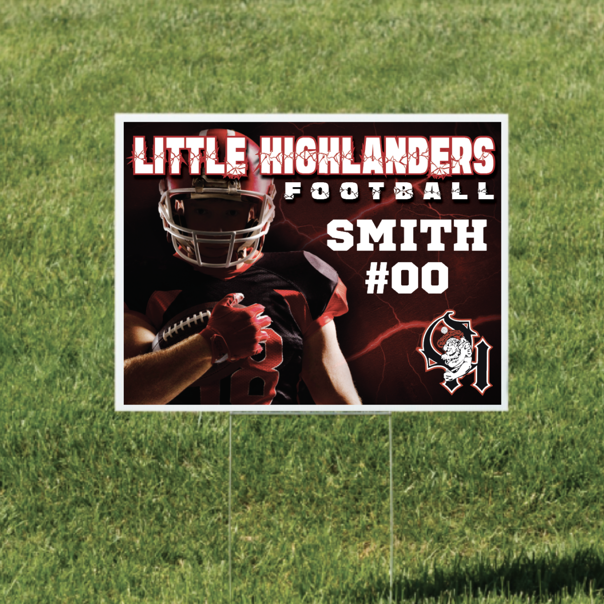 PERSONALIZED Little Highlanders Yard Signs
